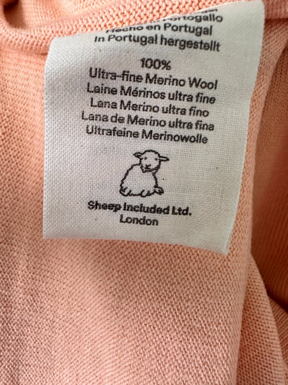 Sheep Inc Merino Wool Tee Shirt Persimmon Orange XXL New Zealand Short Sleeve - Picture 4 of 7